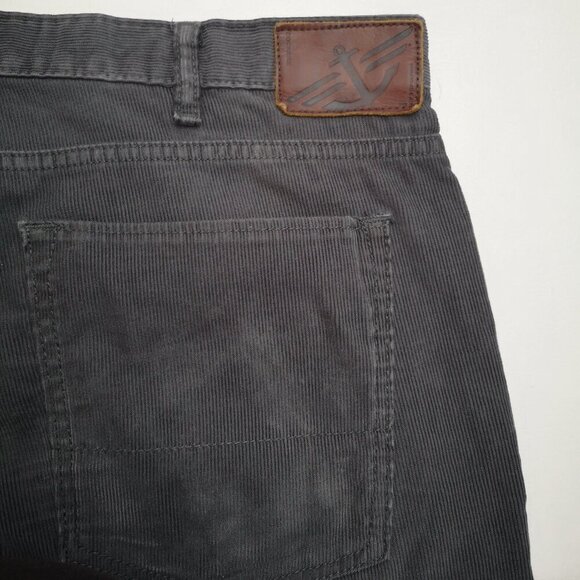 Dockers Men's Size 38/32 Dark Grey Straight Fit Corduroy Pants - Picture 13 of 16